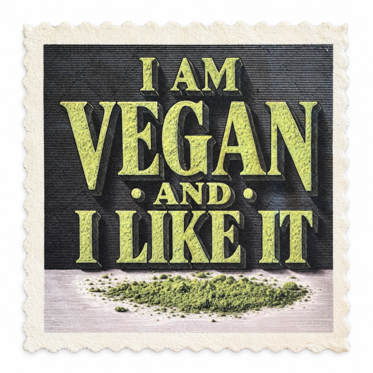 717. I AM VEGAN AND I LIKE IT – Microfaser Putztuch