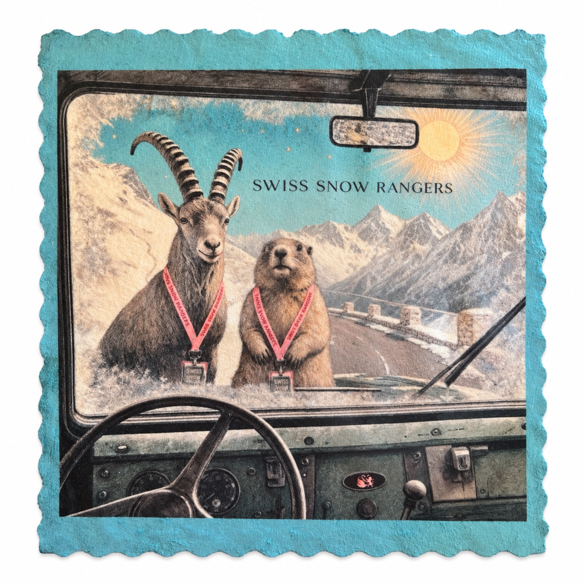 720. SWISS SNOW RANGERS – Microfaser Putztuch