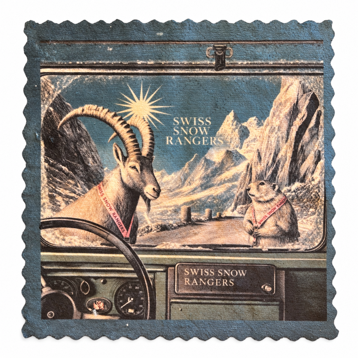 737. SWISS SNOW RANGERS – Microfaser Putztuch