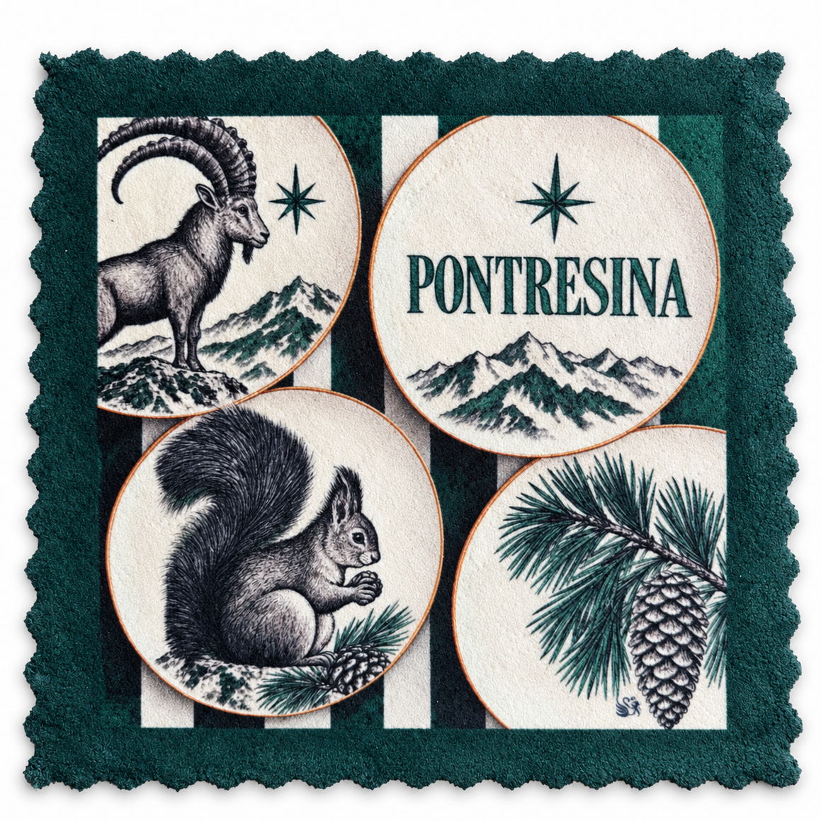 778. PONTRESINA ALPINE – Microfaser Putztuch