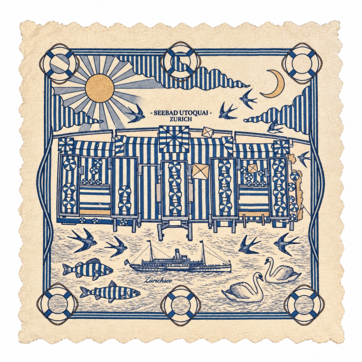 712. ZÜRICH SEEBAD UTOQUAI – Microfaser Putztuch