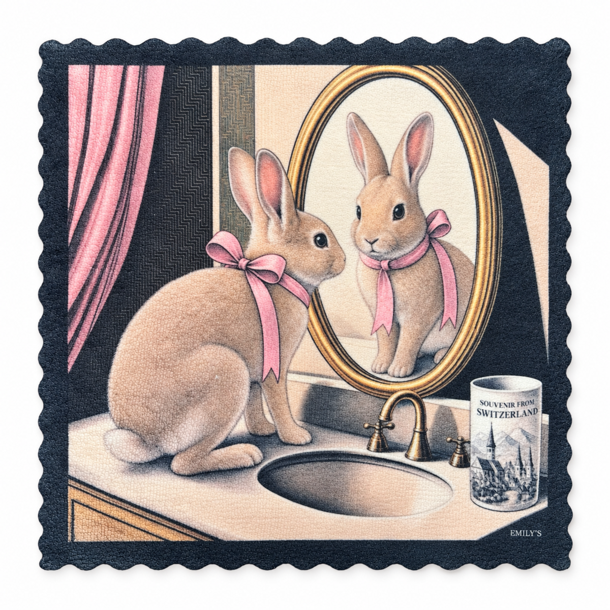 703. SWISS CLEAN RABBIT – MIRROR BEAUTY – Microfaser Putztuch
