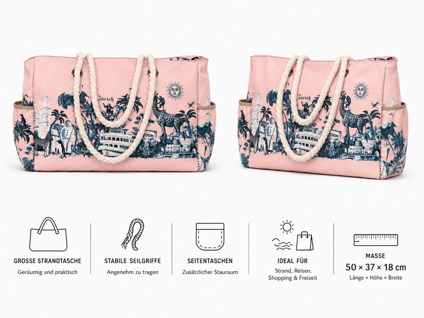 Zürich Zoo | Grosse Strandtasche