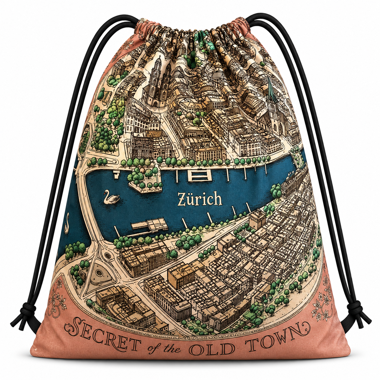 Zürich City Map | Utility Bag