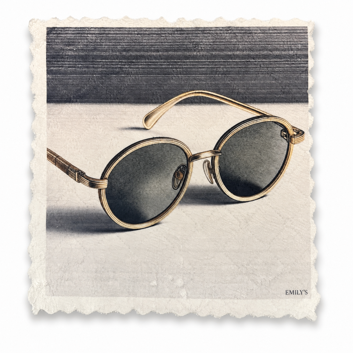 55. GOLD GLASSES