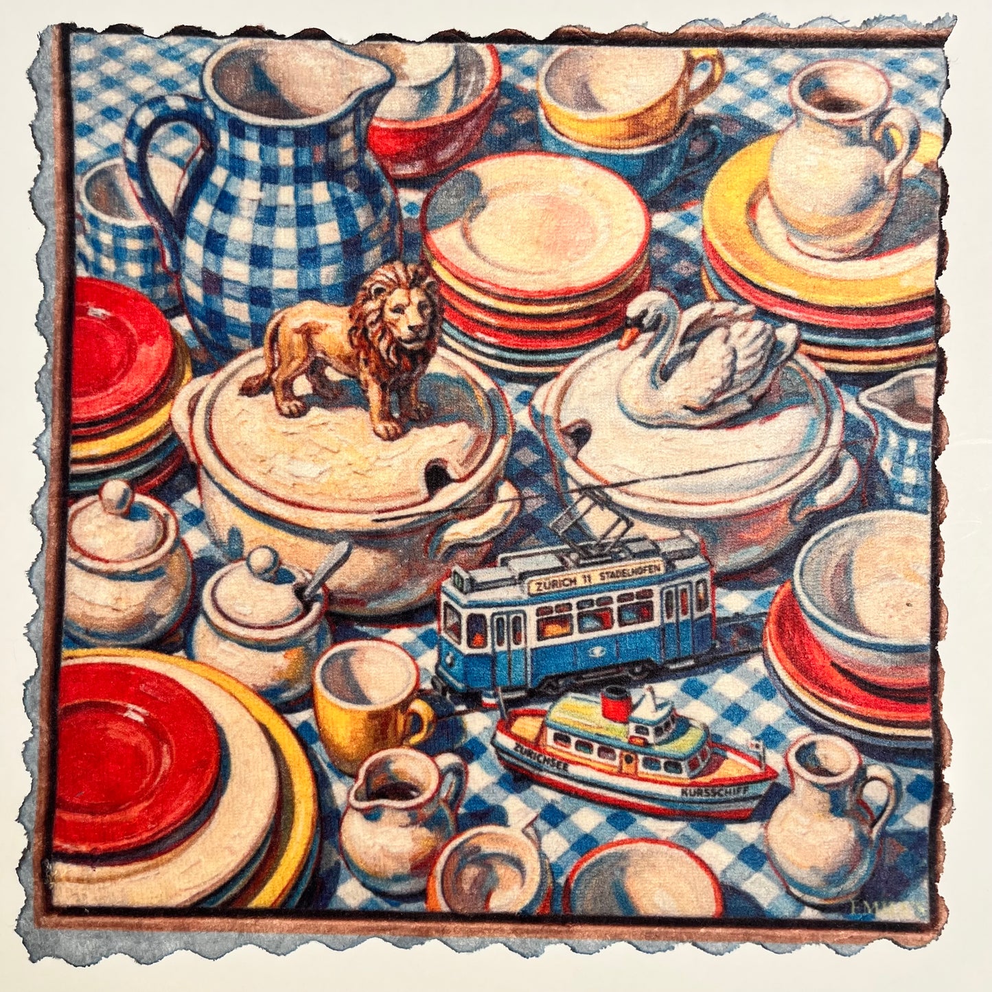 Zurich Kitchen Icons – Mikrofaser Reinigungstuch