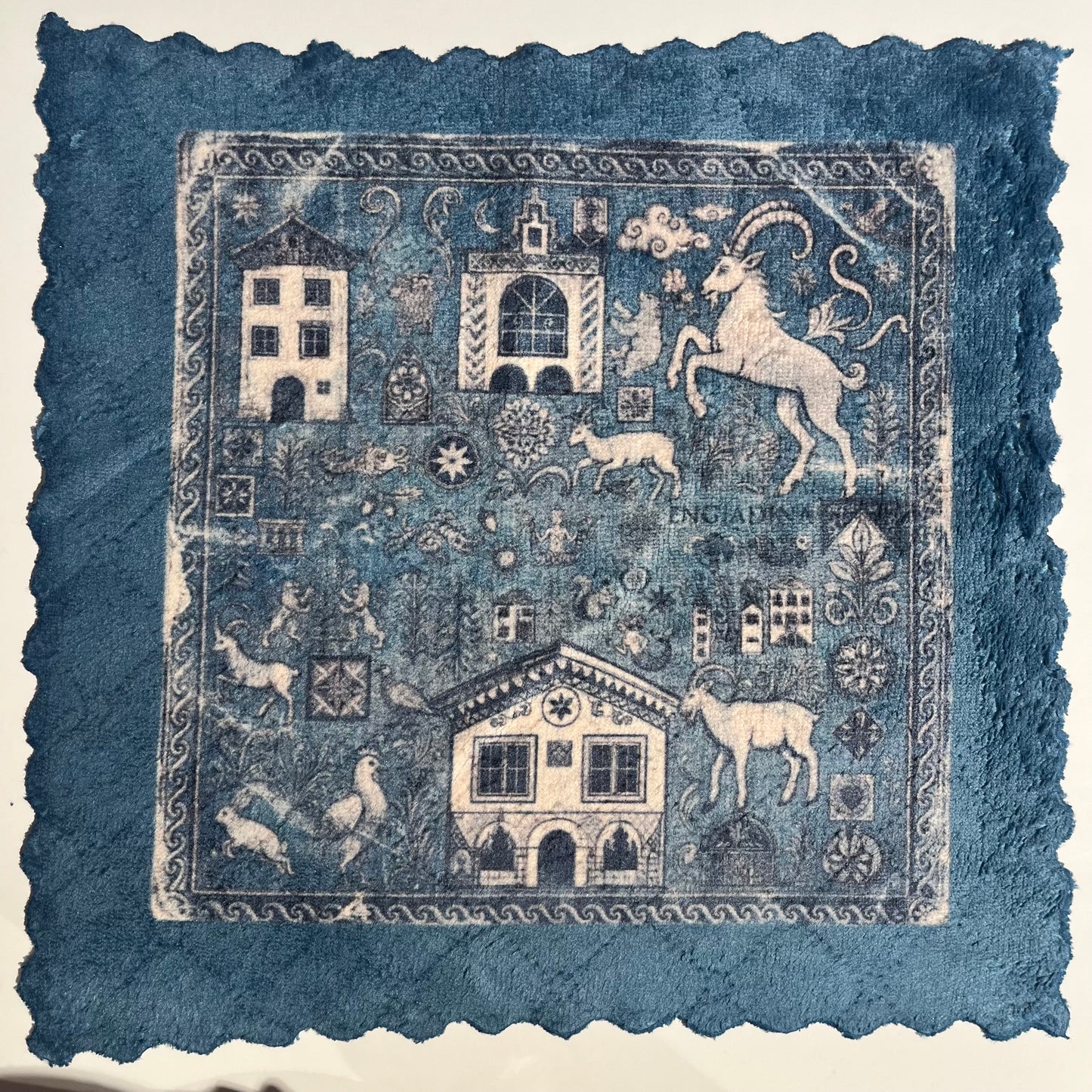 Engadin Symbols Blue