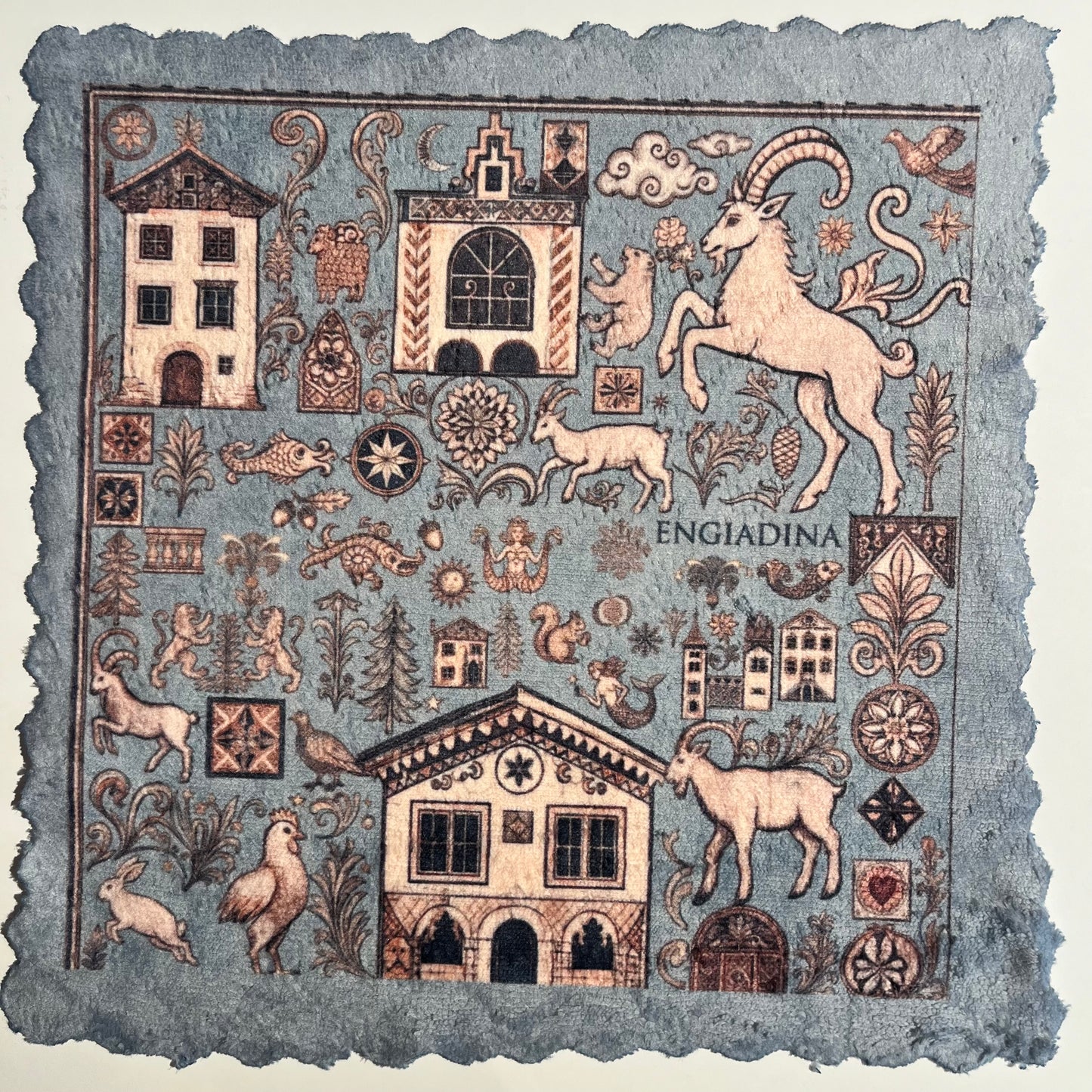Engadin Symbols Light Blue