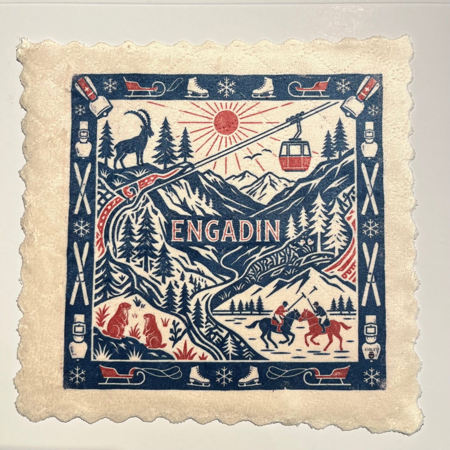 Engadin Winter Adventure – Mikrofaser Reinigungstuch