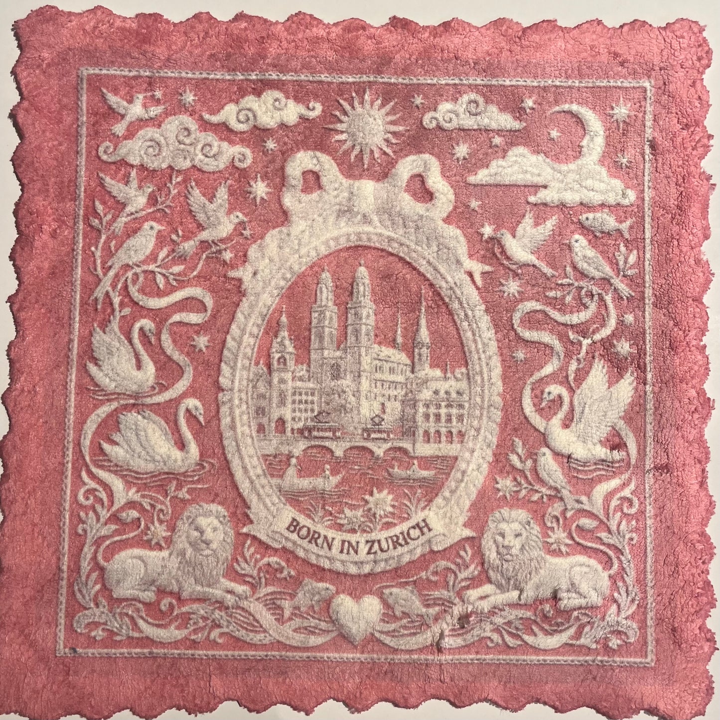 Born in Zurich Vintage Rose – Mikrofaser Reinigungstuch