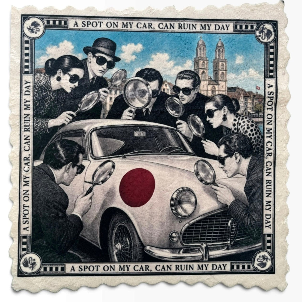 579. A SPOT ON MY CAR – ZÜRICH EDITION – Mikrofaser Putztuch