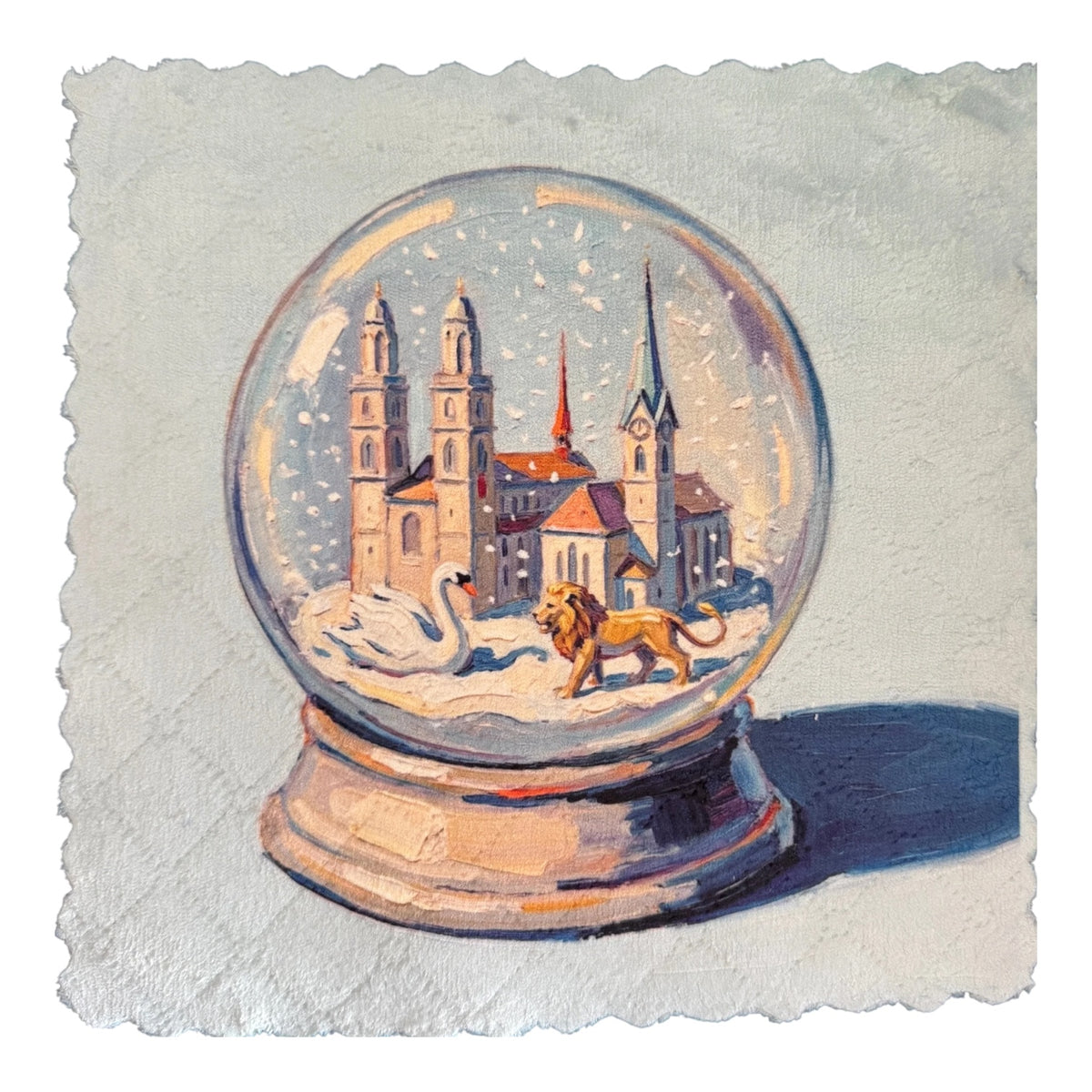 266. ZÜRICH SNOW GLOBE LION