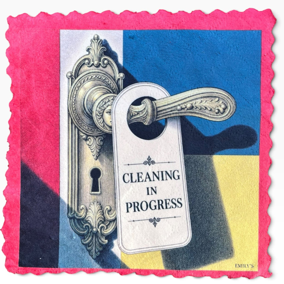 570. CLEANING IN PROGRESS DOOR HANDLE