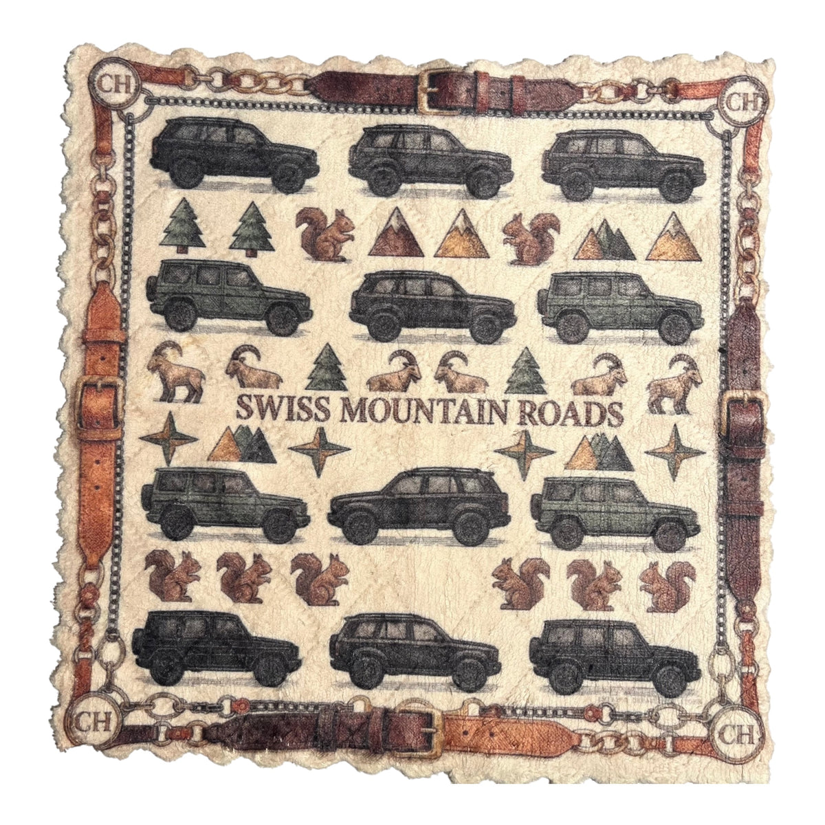 550. SWISS MOUNTAIN ROADS – Mikrofaser Putztuch