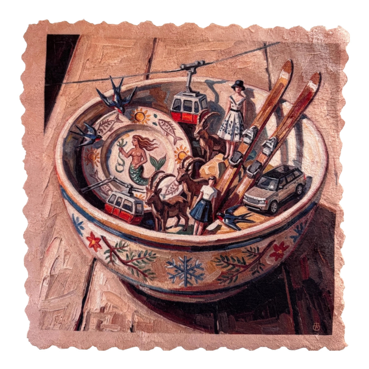 196. ENGADIN SGRAFFITO WINTER STORIES – Mikrofaser Putztuch
