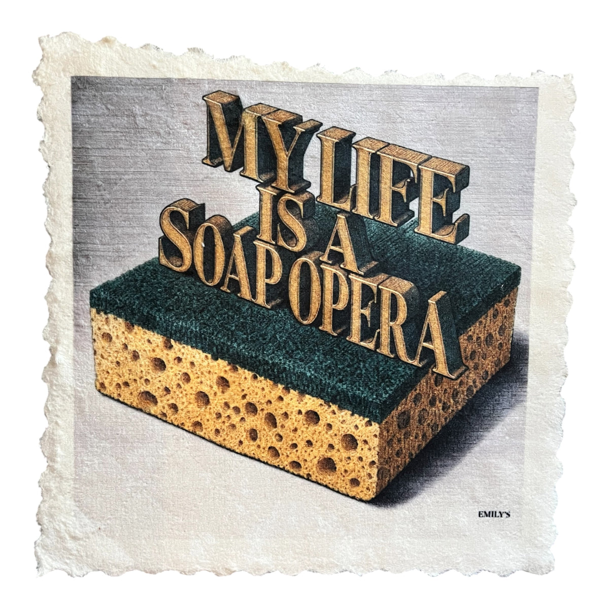 666. MY LIFE IS A SOAP OPERA - Microfaser Putztuch