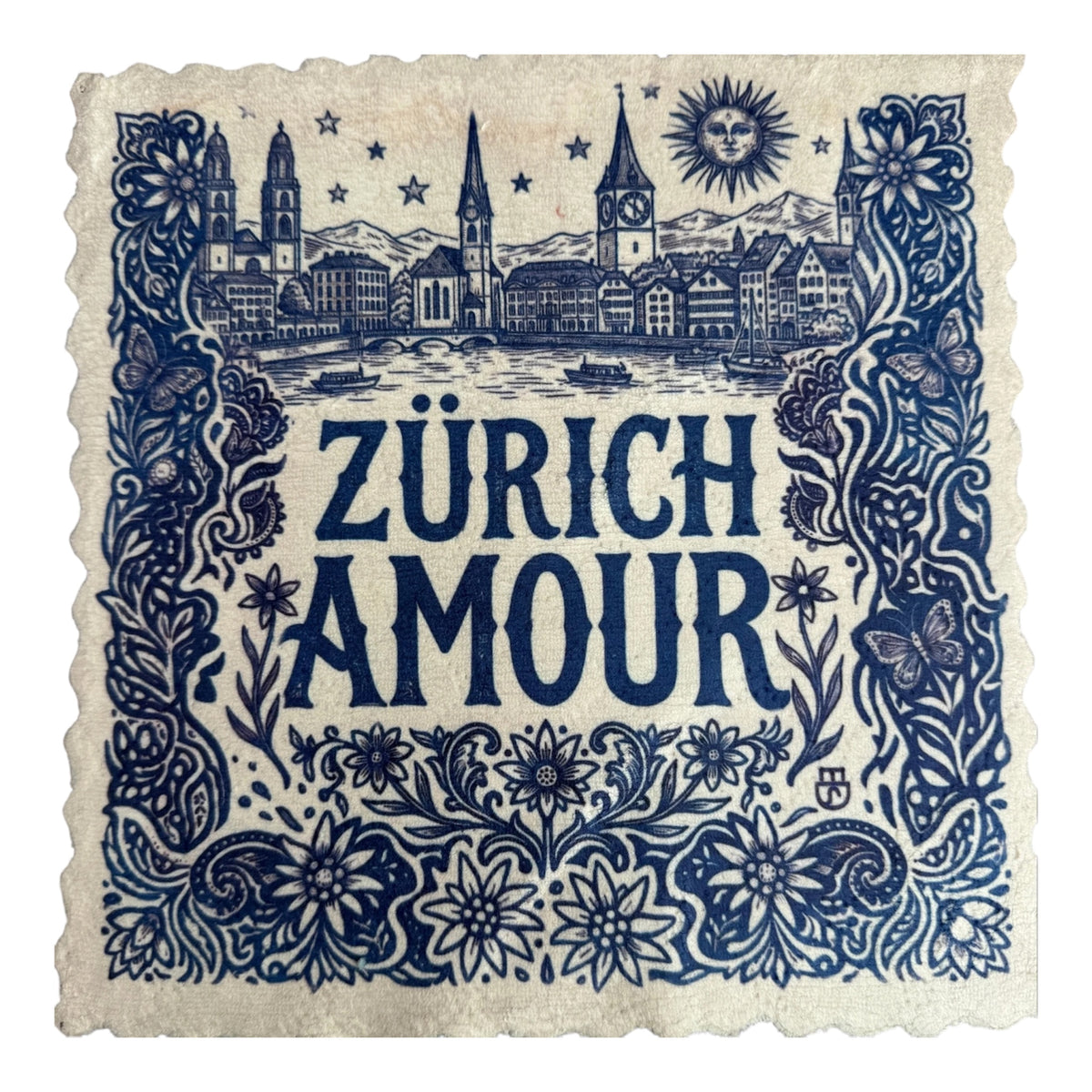 190. ZÜRICH AMOUR – Mikrofaser Putztuch