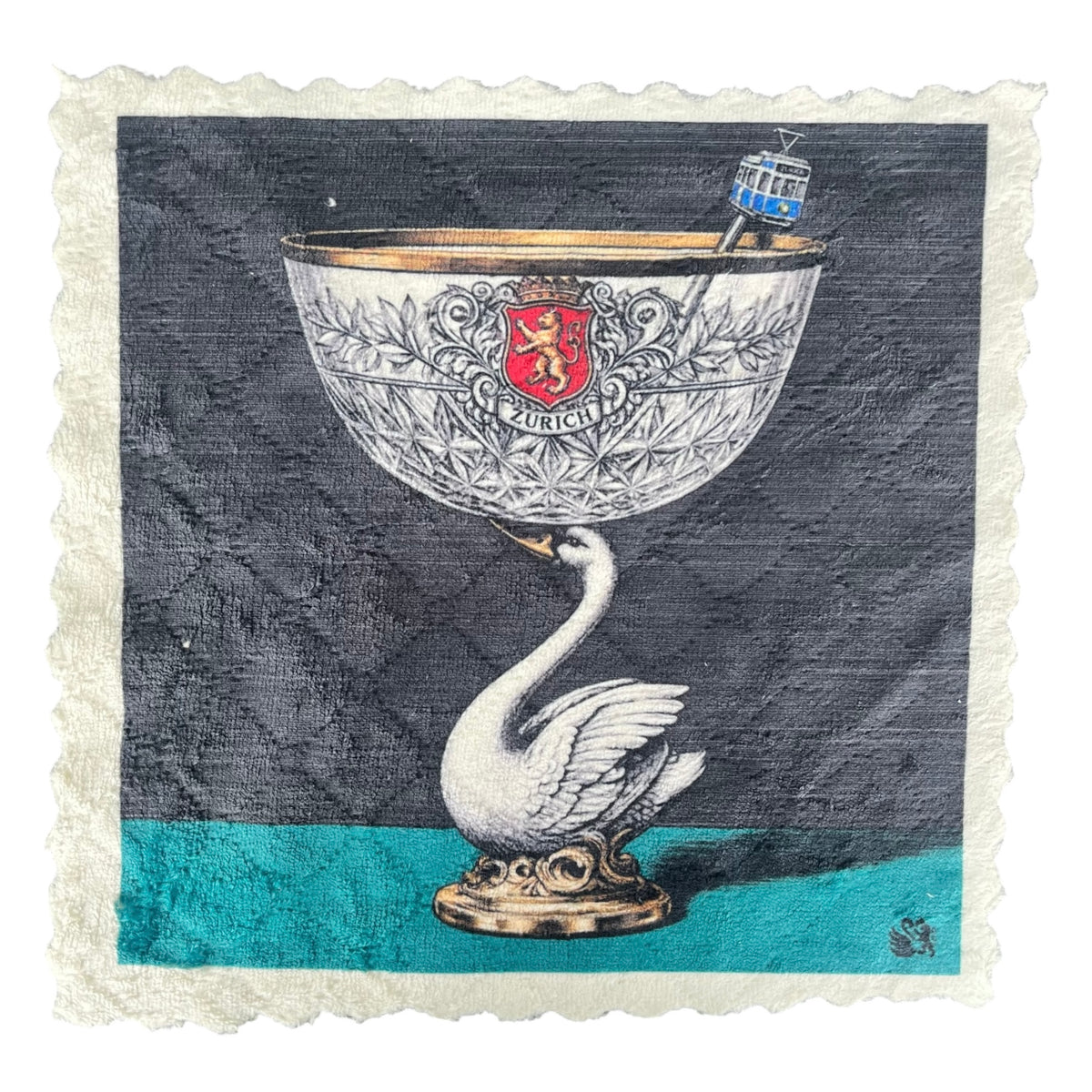18. ZÜRICH SWAN – Microfaser Putztuch