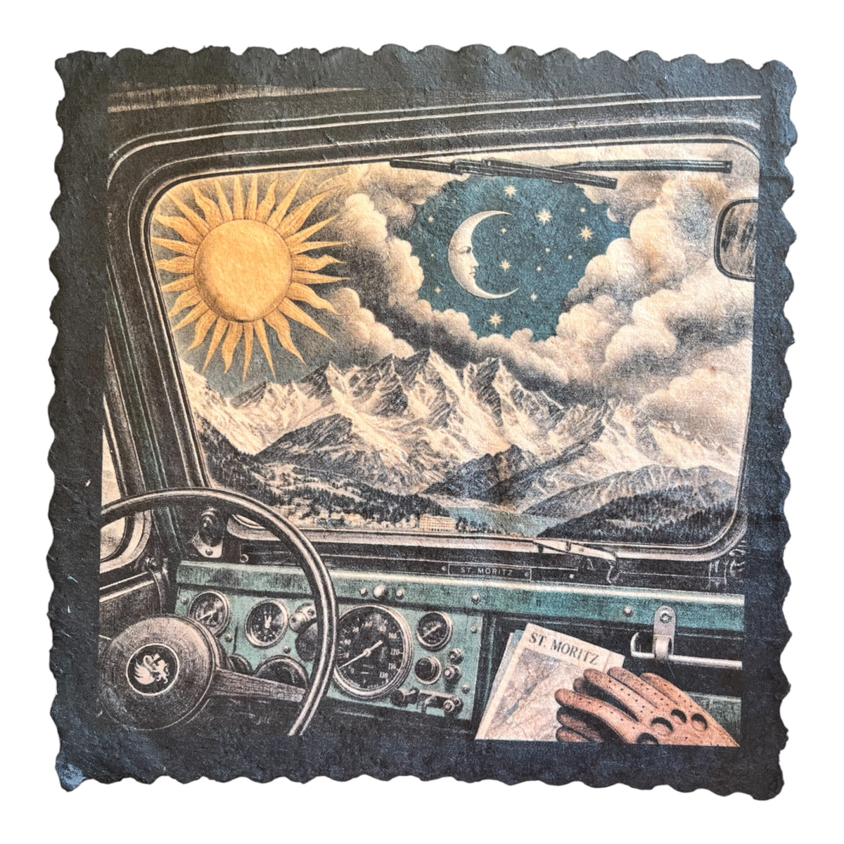 722. ST. MORITZ ALPINE SCENIC DRIVE – Microfaser Putztuch