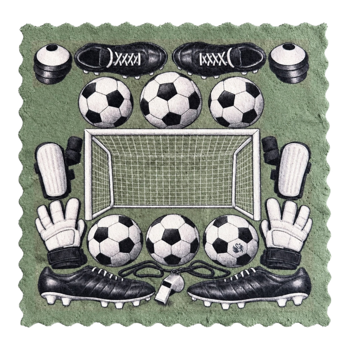 768. FOOTBALL CLEANING CLUB – Microfaser Putztuch