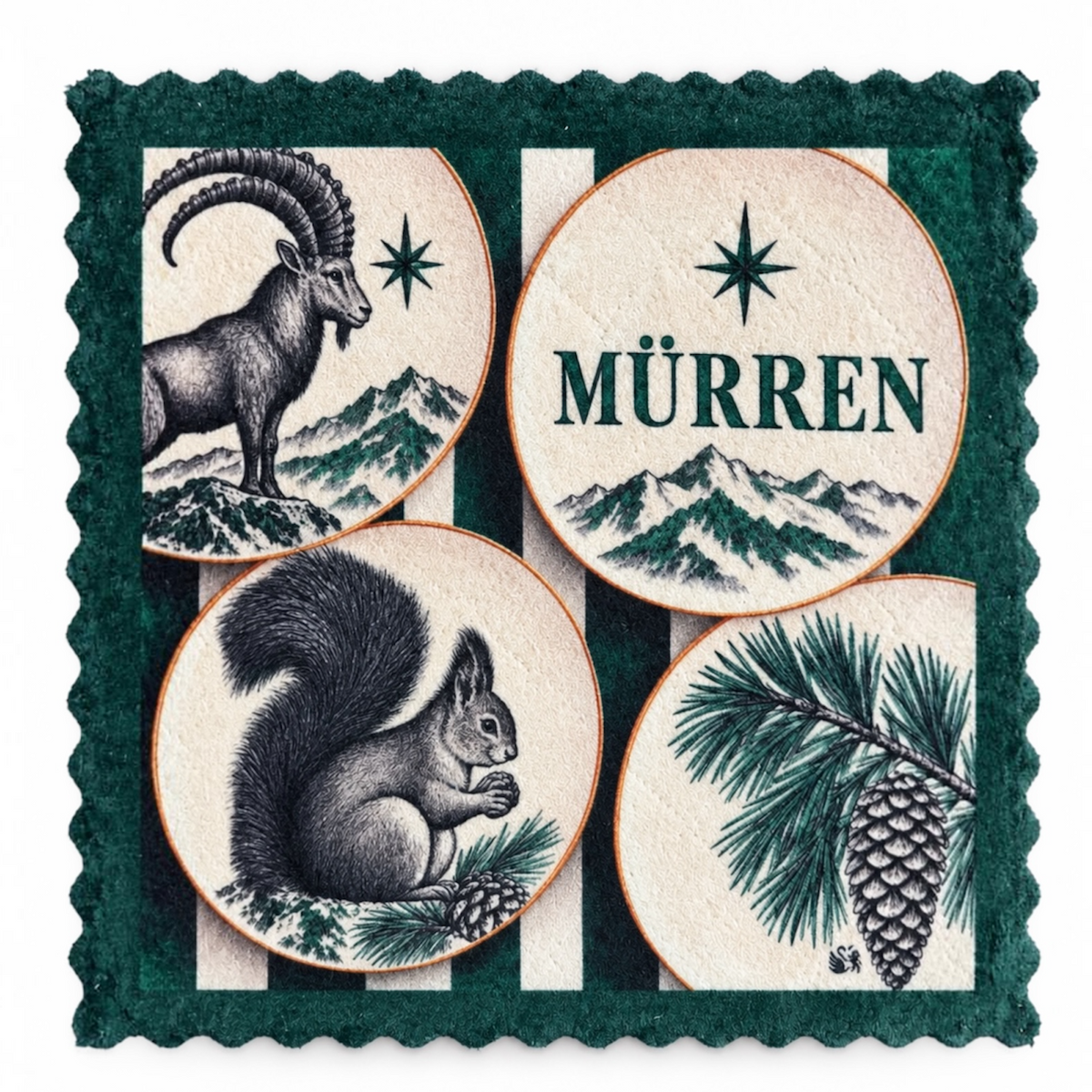775. MÜRREN ALPINE – Microfaser Putztuch
