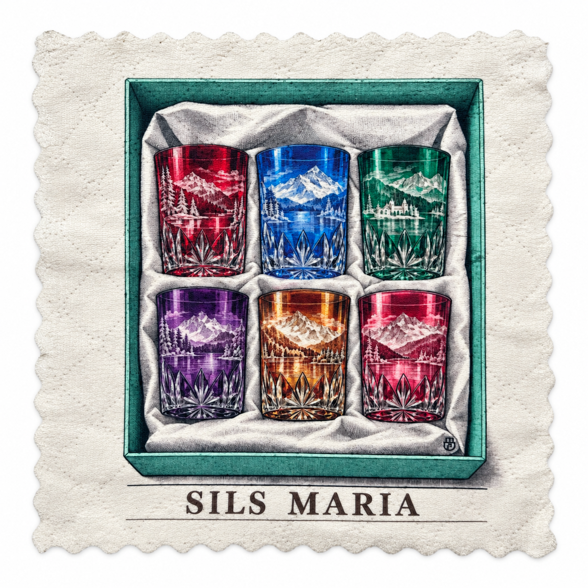 818. SILS MARIA CRYSTAL GLASSES – Microfaser Putztuch