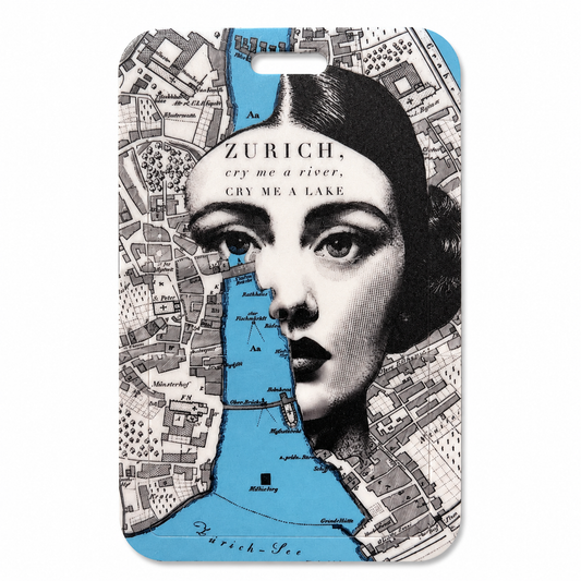 CRY ME A RIVER – LUGGAGE TAG