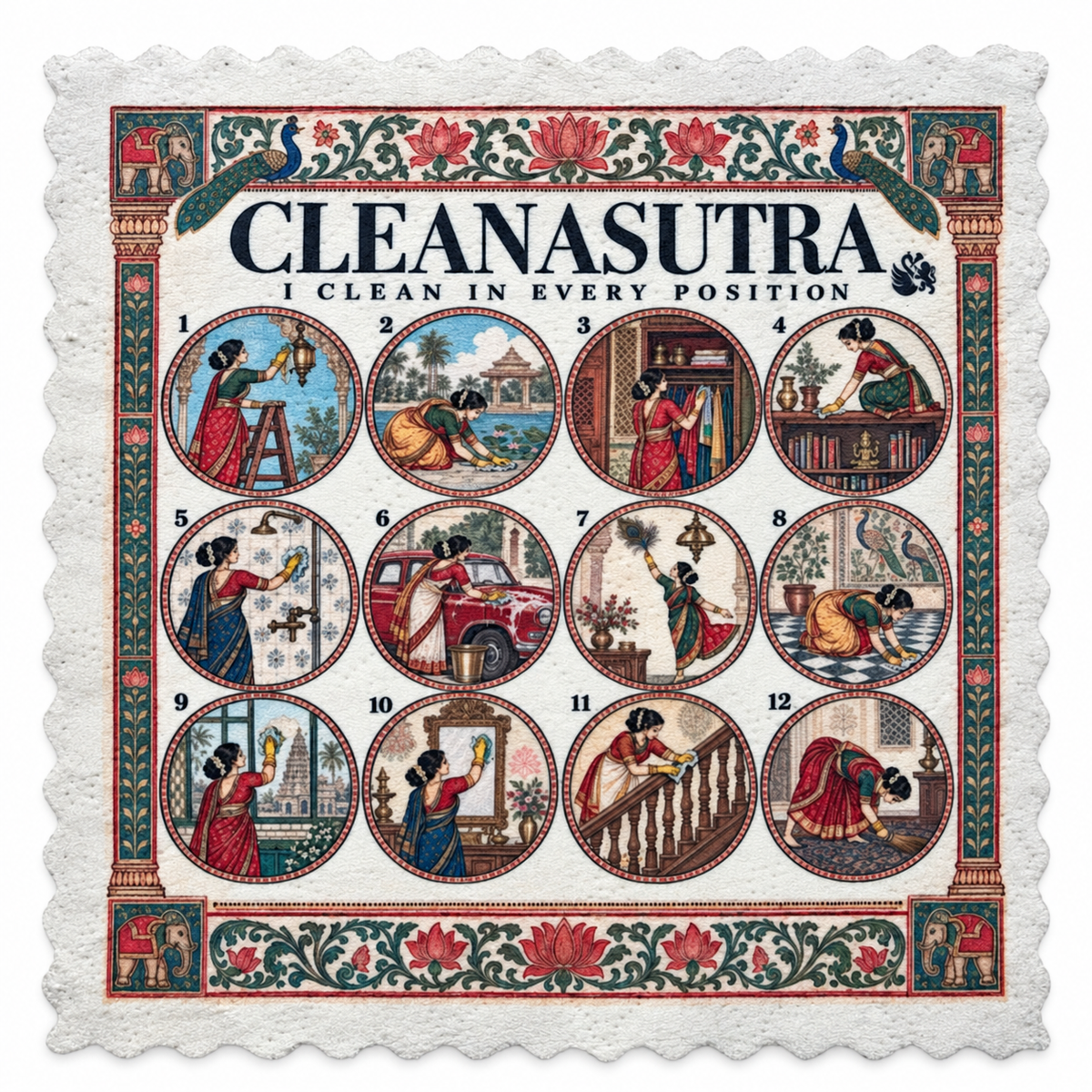 808. CLEANASUTRA – Microfaser Putztuch