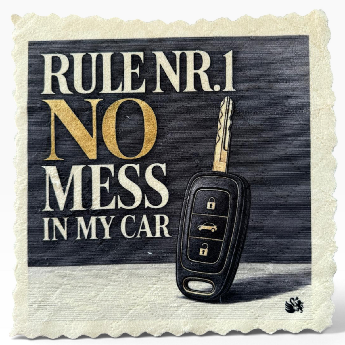 627. NO MESS IN MY CAR – Mikrofaser Putztuch