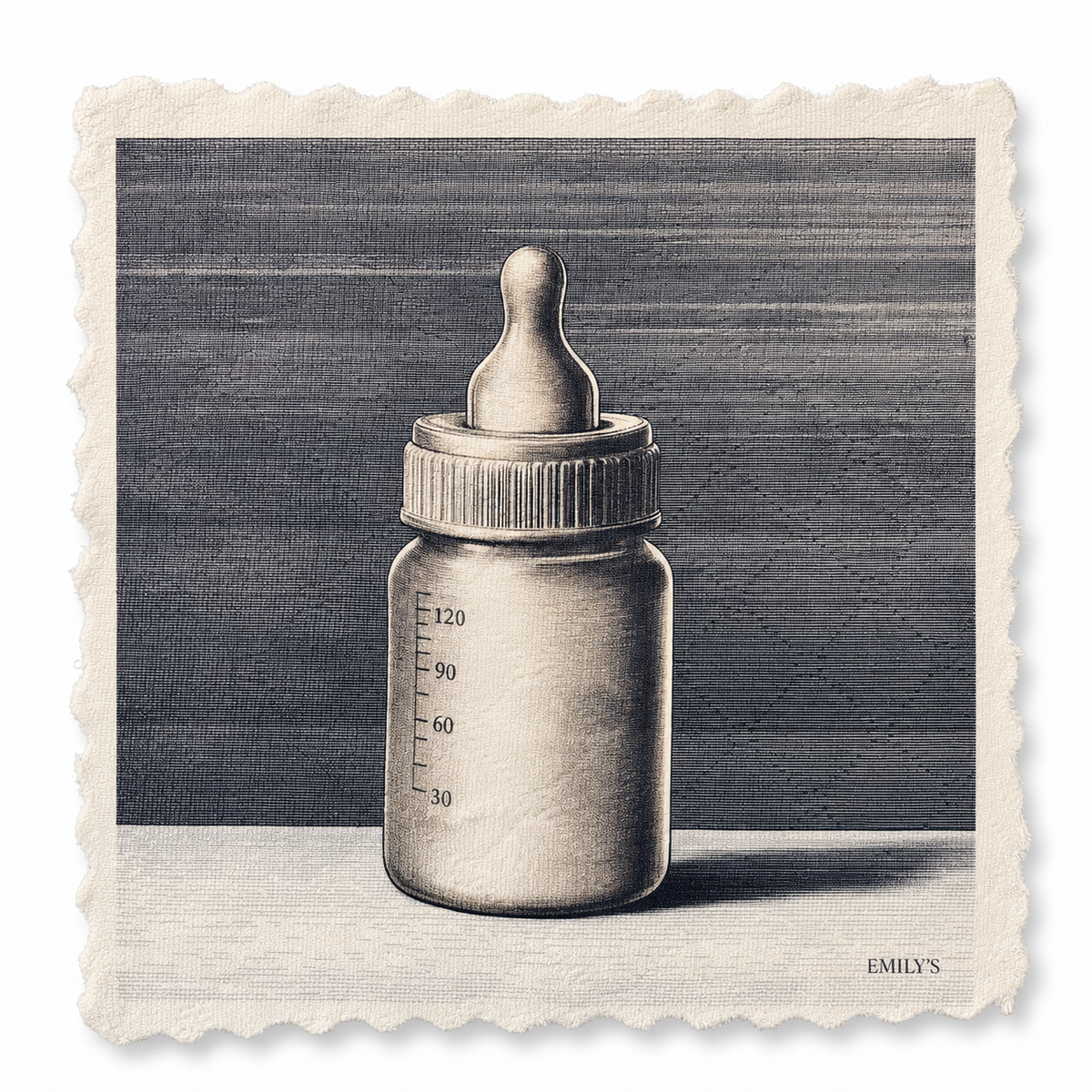 62. GRAPHIC BABY BOTTLE