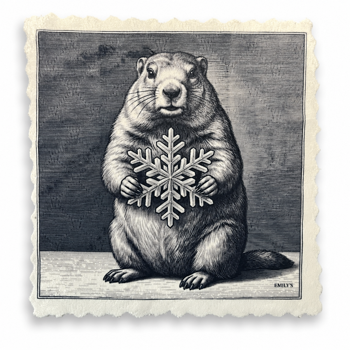 323. GRAPHIC MARMOT