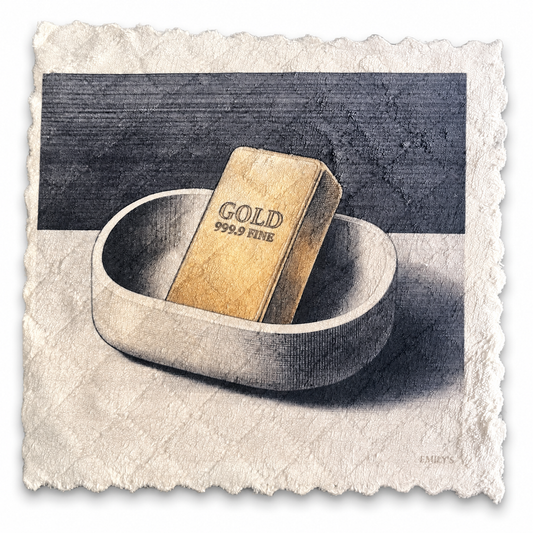 168. GOLD DISH