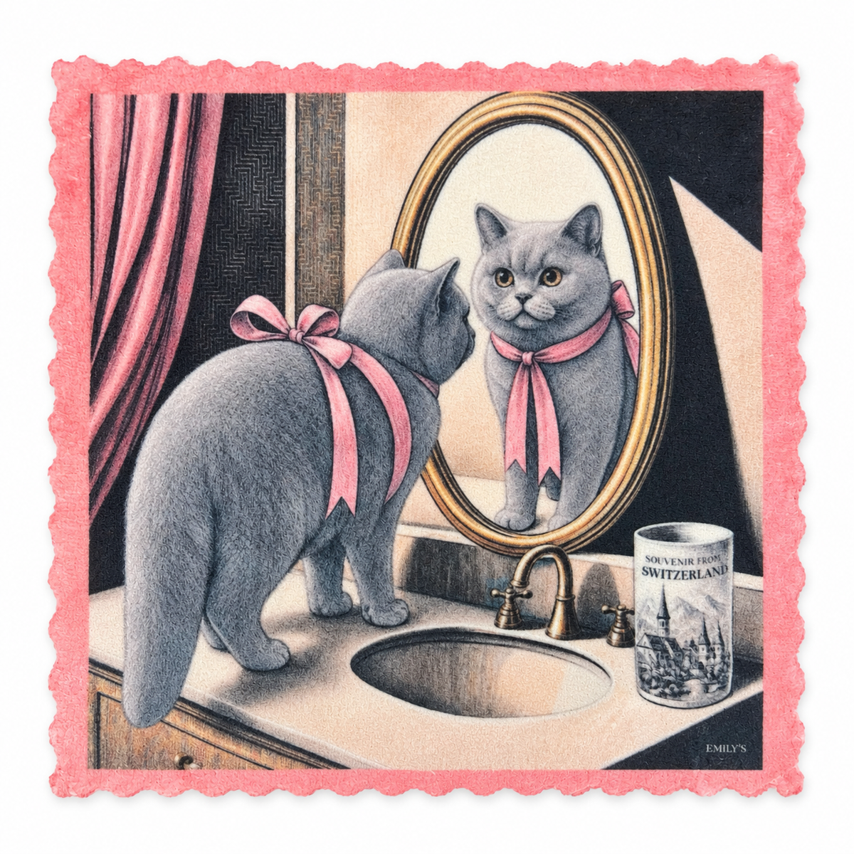 704. SWISS CLEAN CAT – MIRROR BEAUTY – Microfaser Putztuch