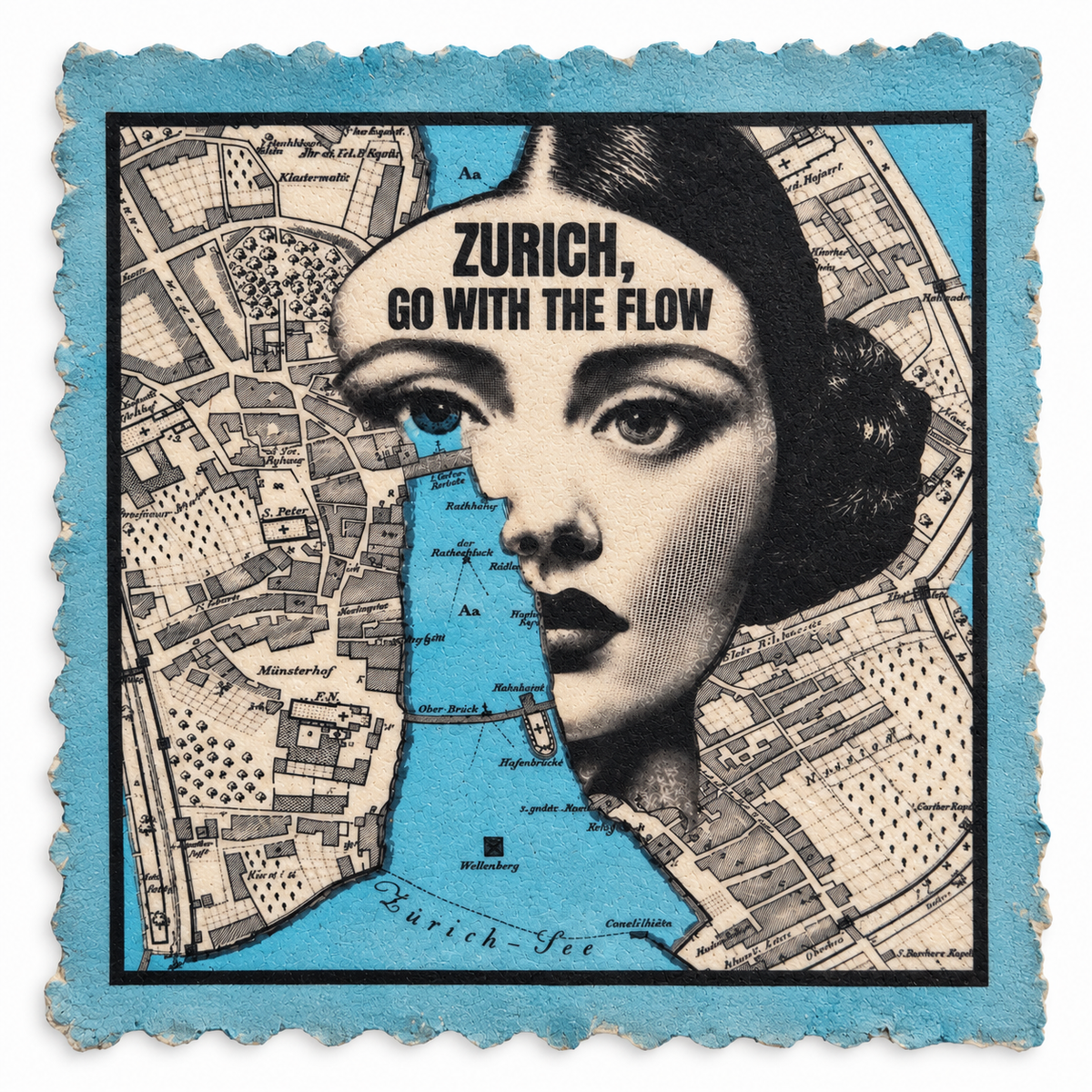 584. ZÜRICH GO WITH THE FLOW – Mikrofaser Putztuch