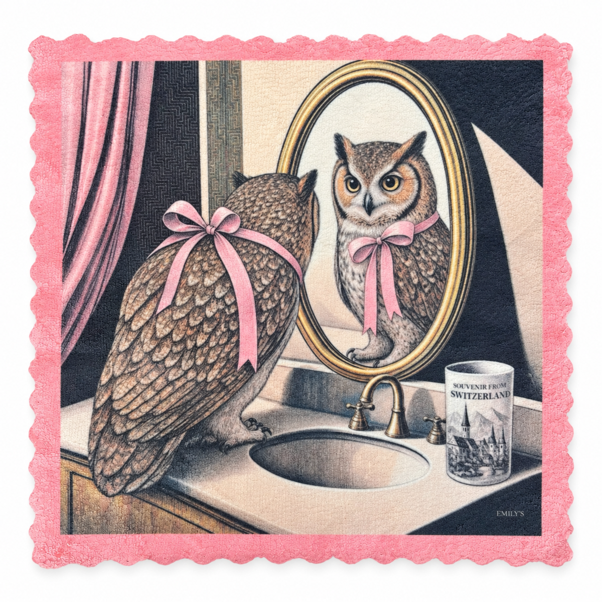 706. SWISS CLEAN OWL – MIRROR BEAUTY – Microfaser Putztuch