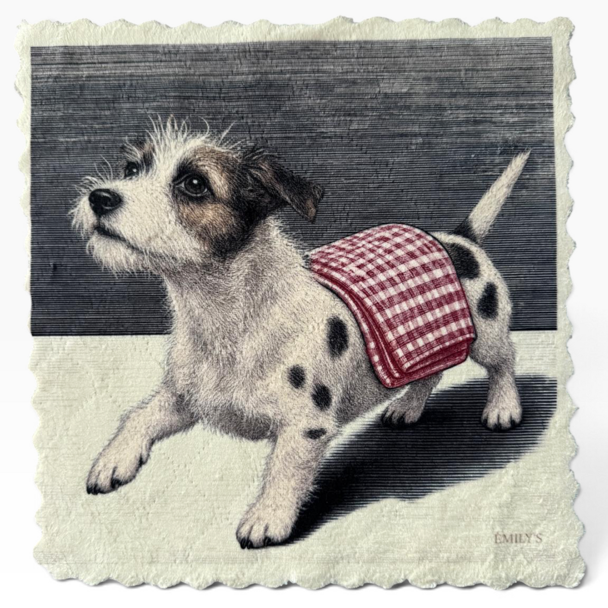 586. CLEAN JACK RUSSELL – Mikrofaser Putztuch