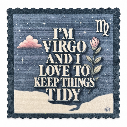 699. VIRGO ATTITUDE – ZODIAC SIGNS – Microfaser Putztuch
