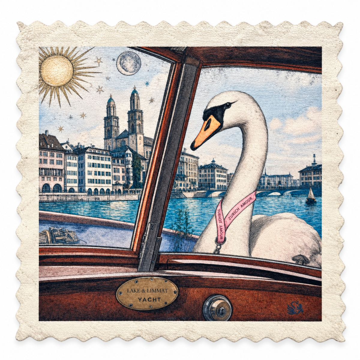 804. ZÜRICH AMOUR LAKE CRUISE – Microfaser Putztuch