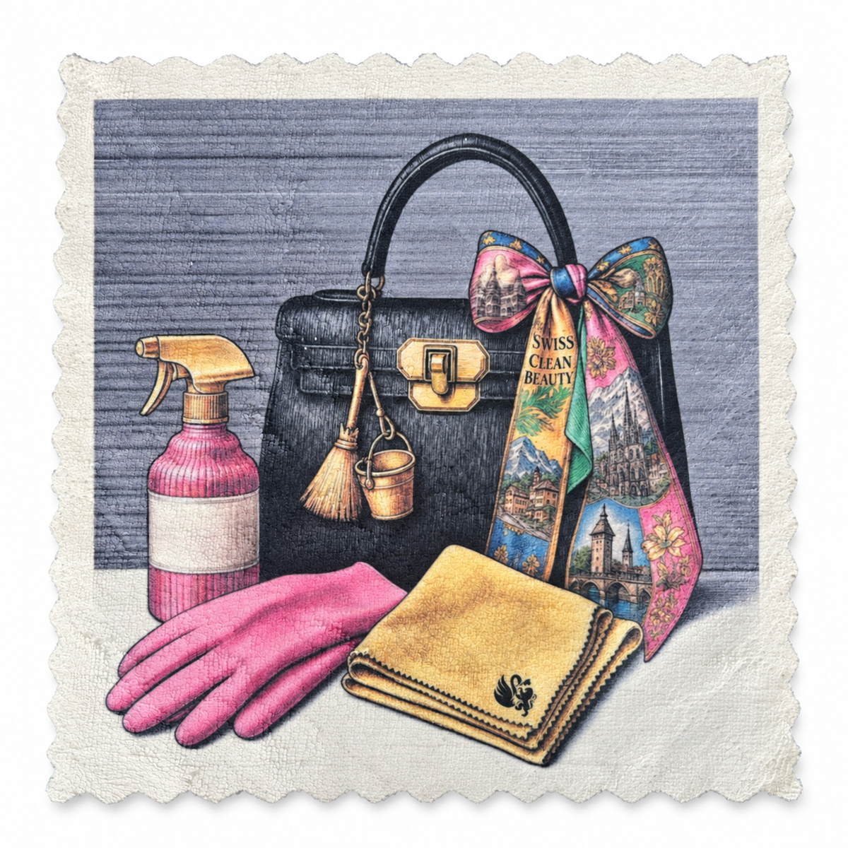 709. SWISS CLEAN BEAUTY – FASHION EDITION – Microfaser Putztuch