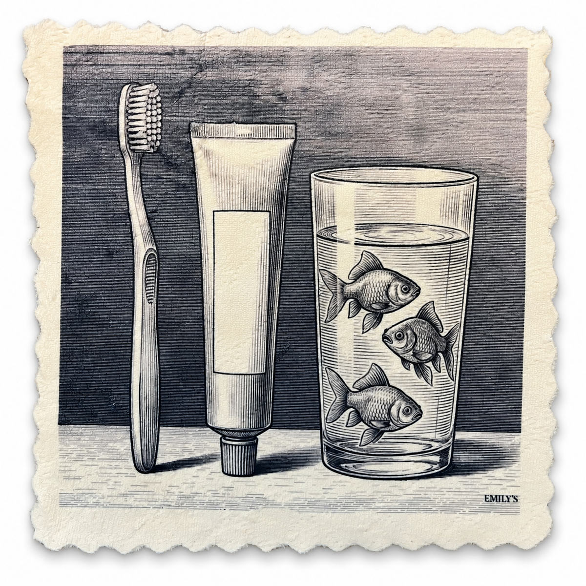 329. GRAPHIC CLEANING TOOTH SET