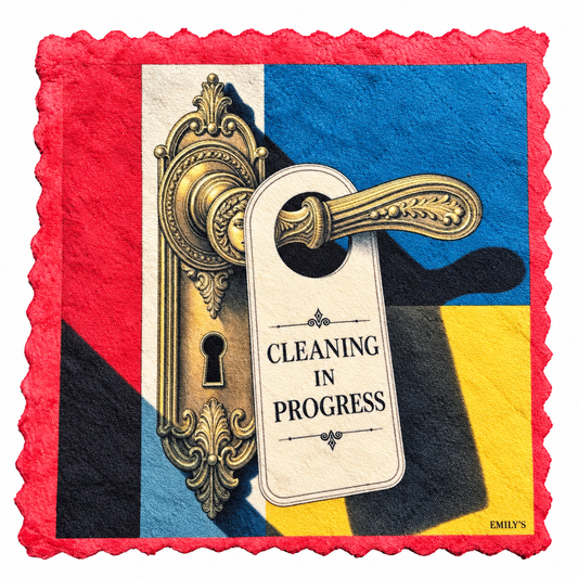 31. CLEANING IN PROGRESS – DO NOT DISTURB