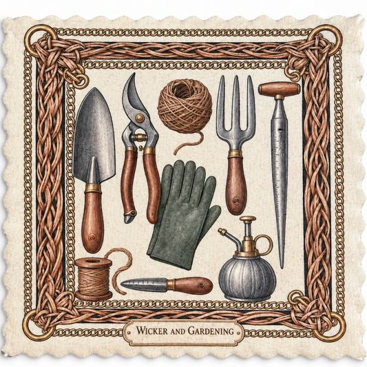 558. WICKER & GARDENING