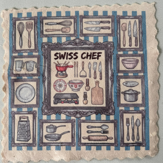 223. SWISS CHEF STRIPES
