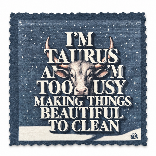 702. TAURUS ATTITUDE – ZODIAC SIGNS – Microfaser Putztuch