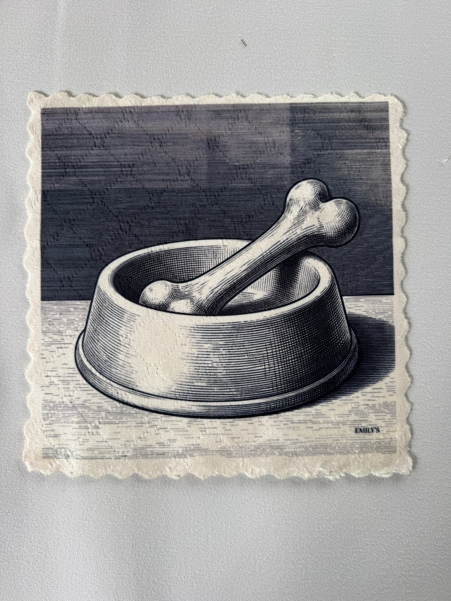 GRAPHIC DOG BOWL