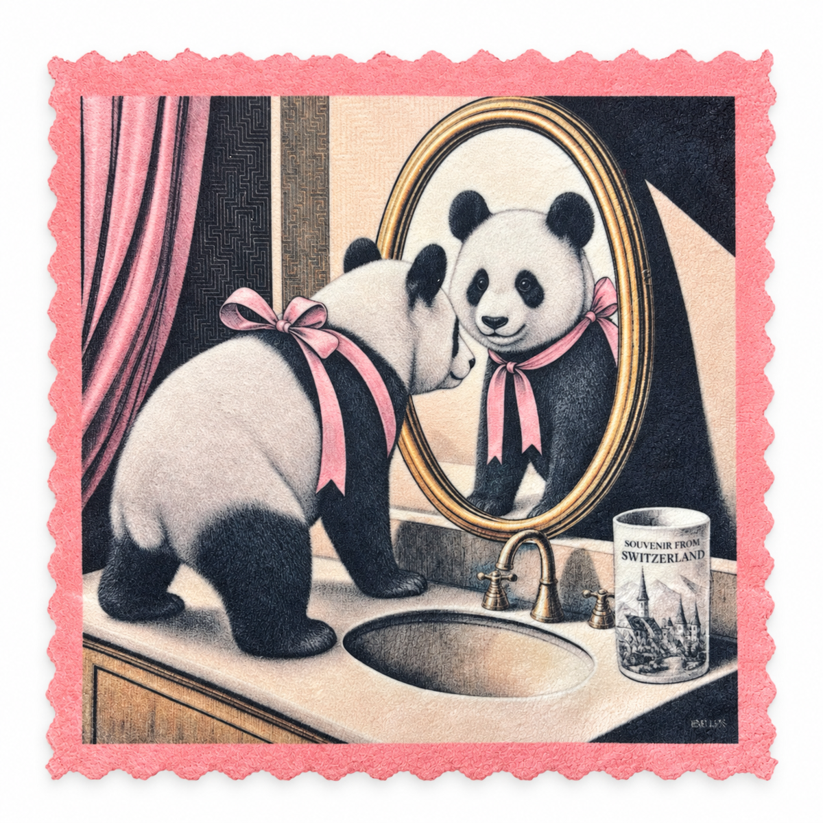 707. SWISS CLEAN PANDA – Microfaser Putztuch