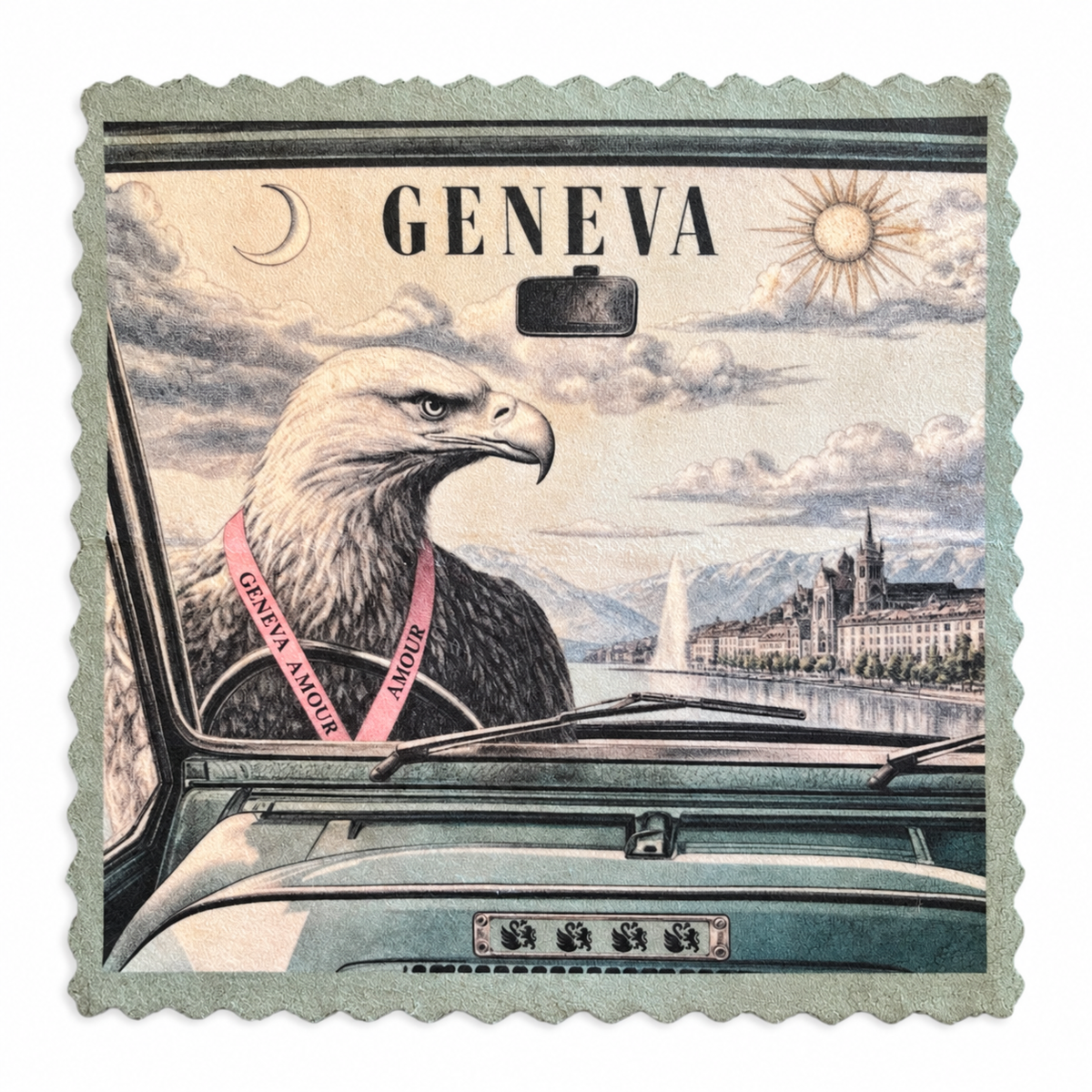 723. GENEVA AMOUR – EAGLE SCENIC DRIVE – Microfaser Putztuch