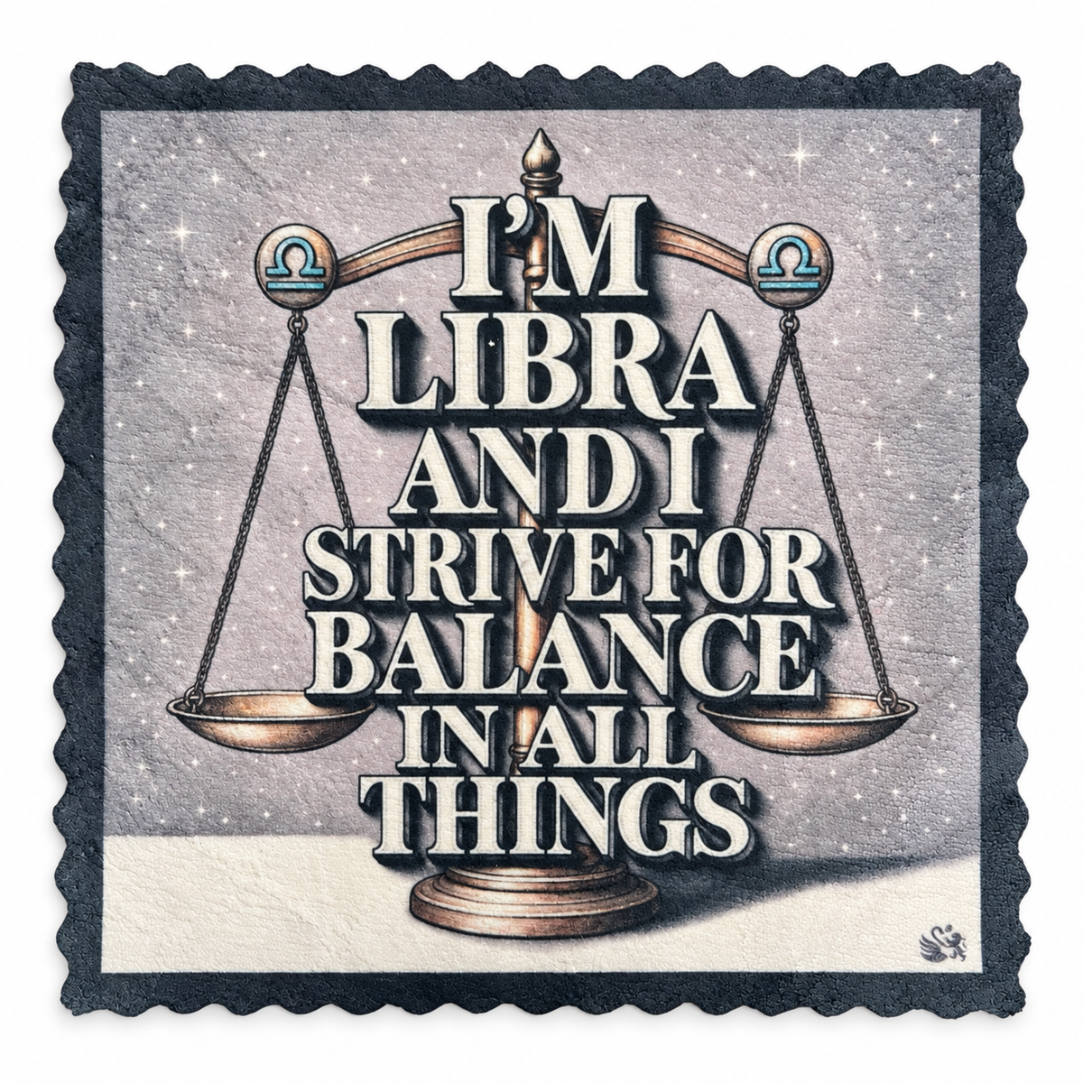 694. LIBRA ATTITUDE – ZODIAC SIGNS – Microfaser Putztuch