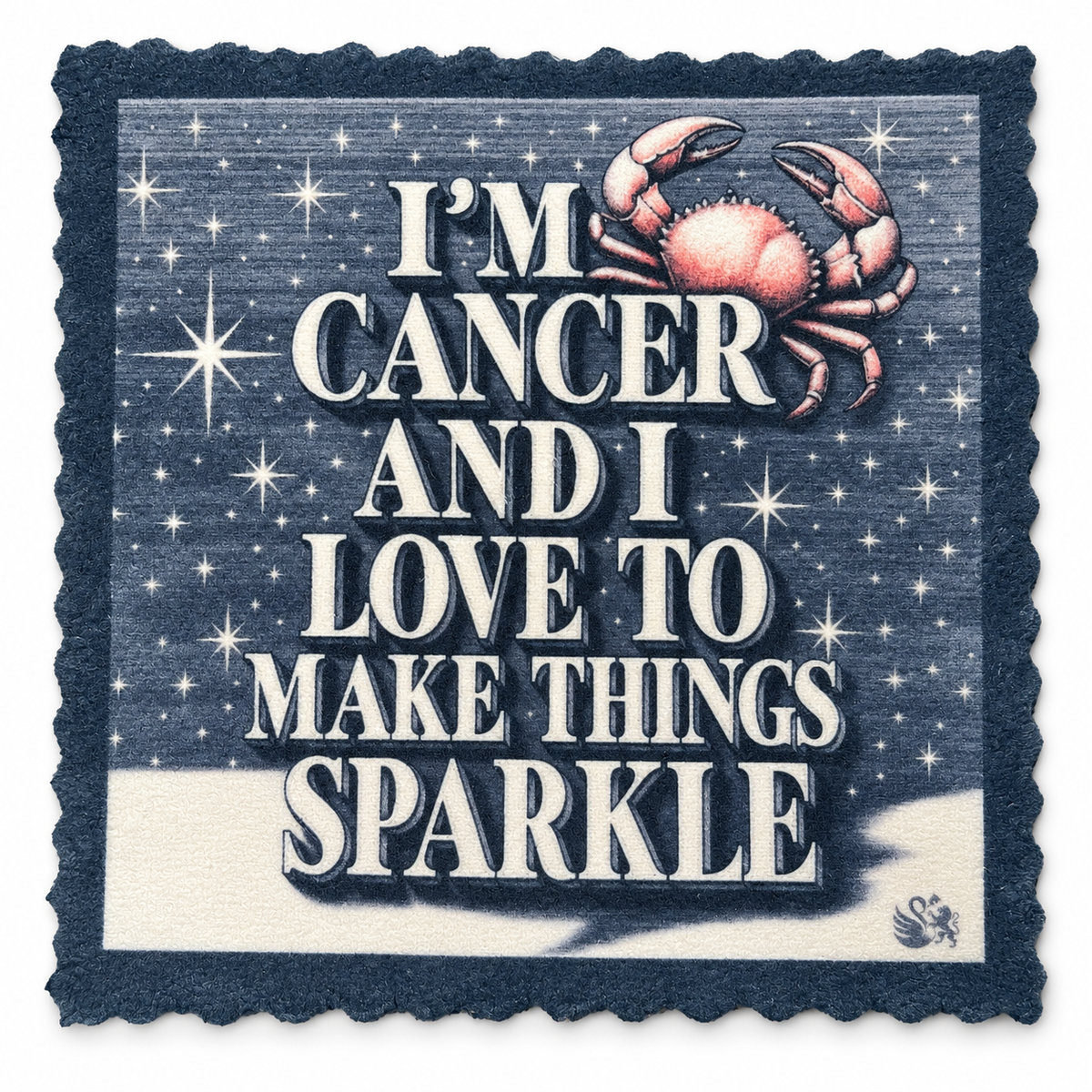 701. CANCER ATTITUDE – ZODIAC SIGNS – Microfaser Putztuch