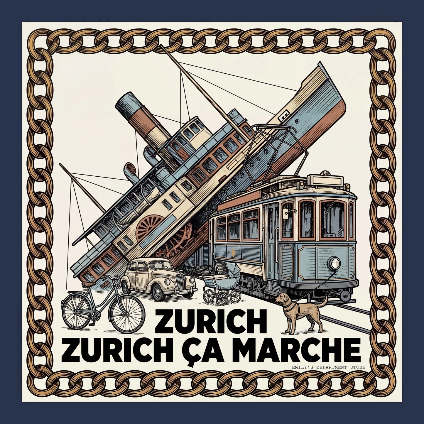Zürich Ça Marche – Mikrofaser Reinigungstuch